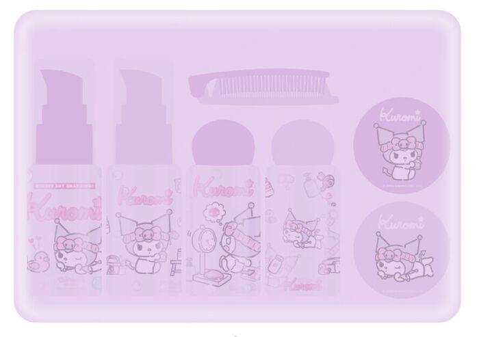Conjunto de Viagem Kuromi