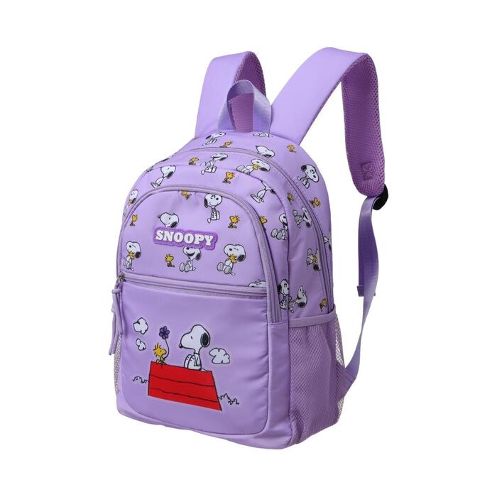 Mochila para Estudantes do Snoopy (Roxo)