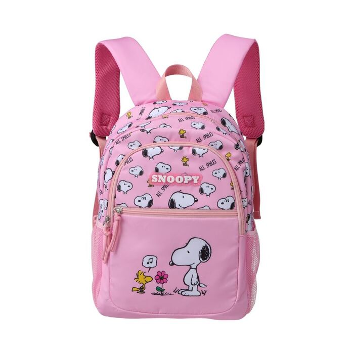 Mochila para Estudantes do Snoopy (Rosa)