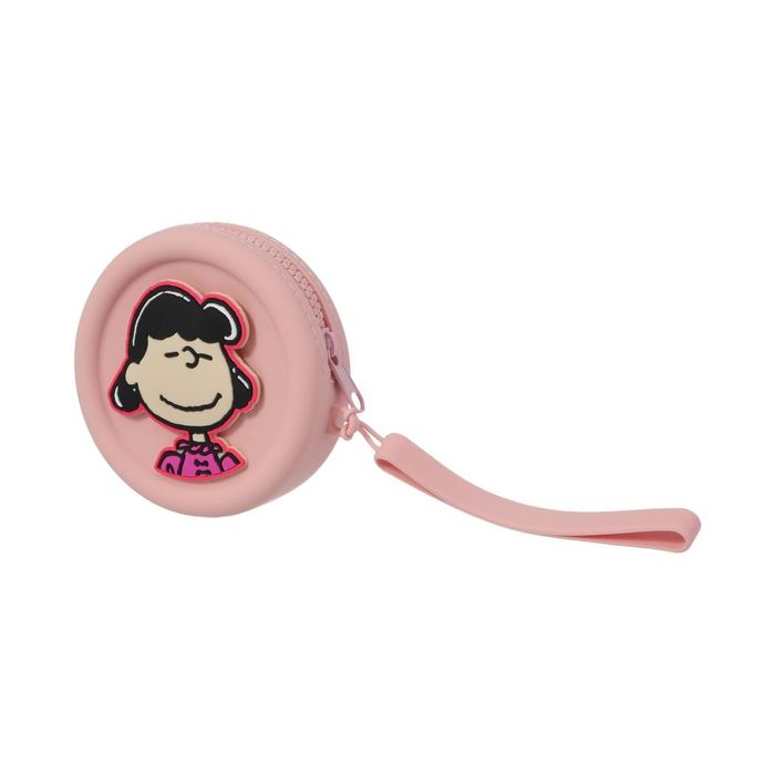 Porta-Moedas de Silicone do Snoopy (Rosa)