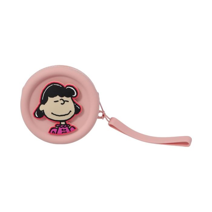 Porta-Moedas de Silicone do Snoopy (Rosa)