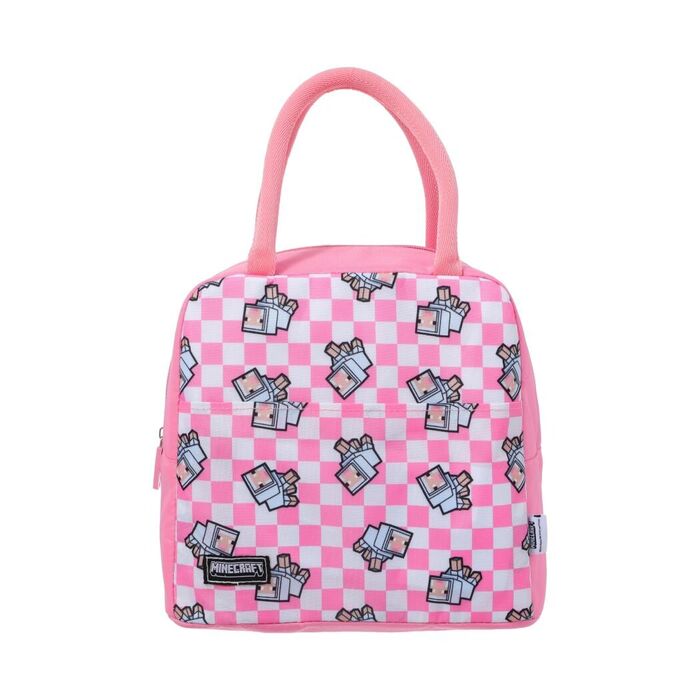 Minecraft - Bolsa de Almoço (Rosa)