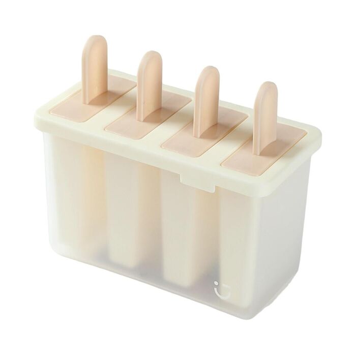 Formas para Gelados Graceful (4 Peças, Bege)