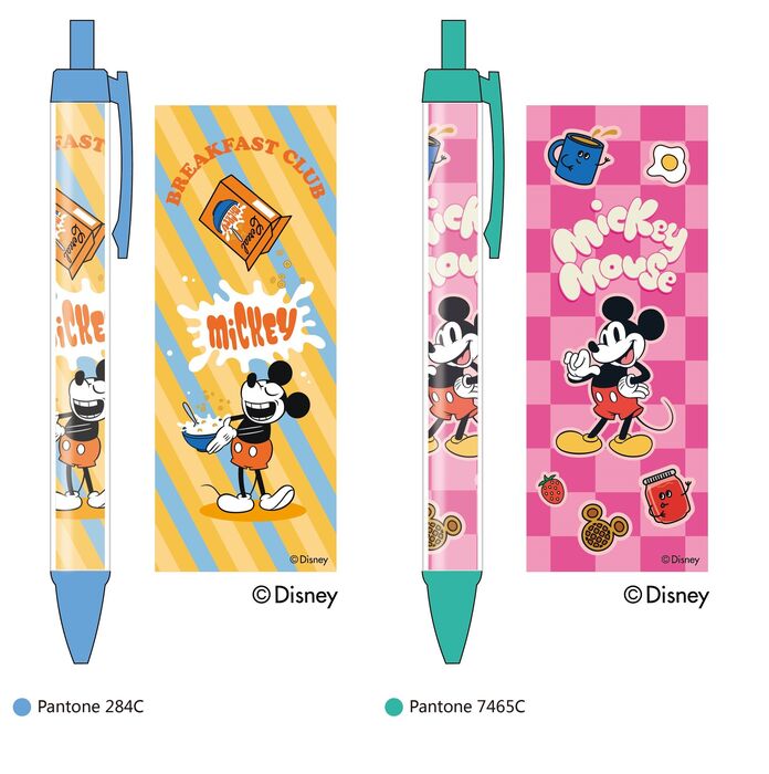 Caneta Esferográfica Sandwich da Disney Mickey Food (B) (1.0mm, Preto) (2 Modelos Sortidos) PDQ