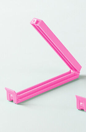 Clips Grandes para Selar Alimentos Black Pink Series (12 pcs) (Rosa)