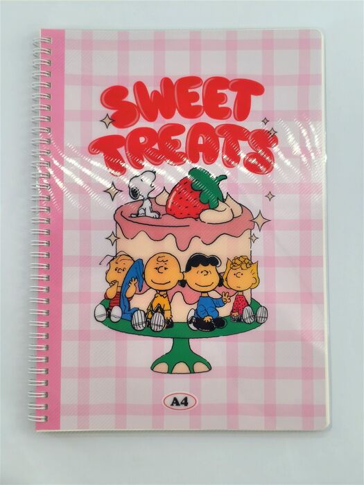 Caderno A4 PP Snoopy (60 Folhas)