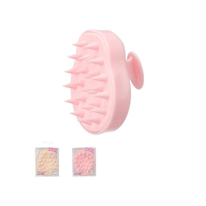 Escova de shampoo massajadora de couro cabeludo