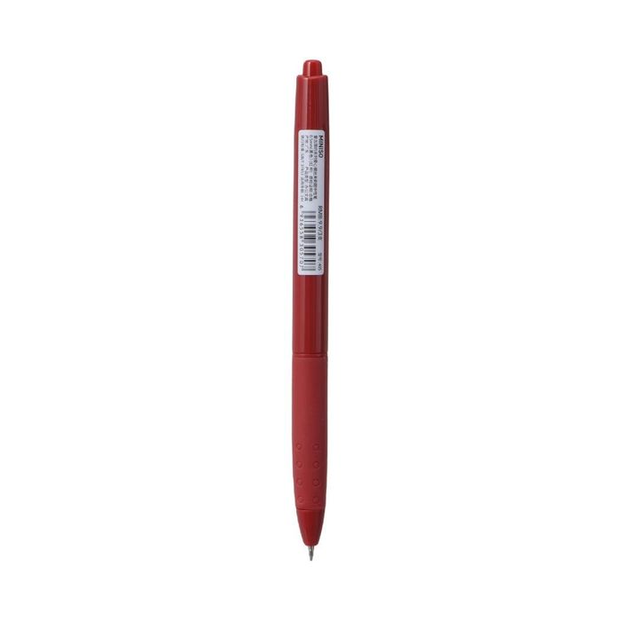Caneta de Gel Coração Estilo Retro Minimalist (0,5 mm, Tinta Preta, Corpo Vermelho)