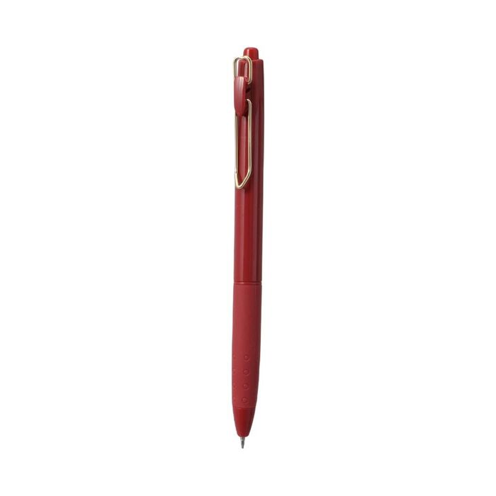 Caneta de Gel Coração Estilo Retro Minimalist (0,5 mm, Tinta Preta, Corpo Vermelho)
