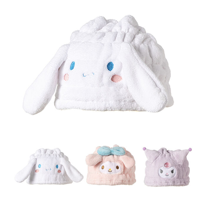 Toalha de Cabelo Infantil Suave e Absorvente da Hello Kitty And Friends