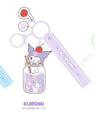 Pendente Acrílico para Telemóvel da Kuromi Colorful Summer