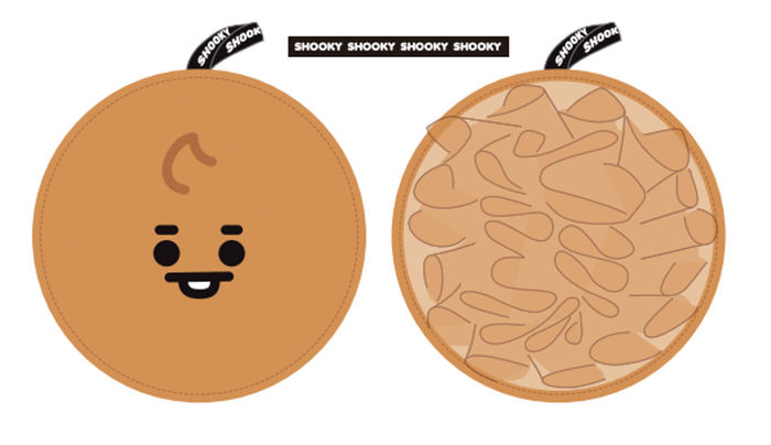 BT21 BABY - Luva de Banho de Dupla Face (SHOOKY)
