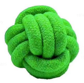 Bola de Pet com Corda de Algodão (Verde Fluorescente)