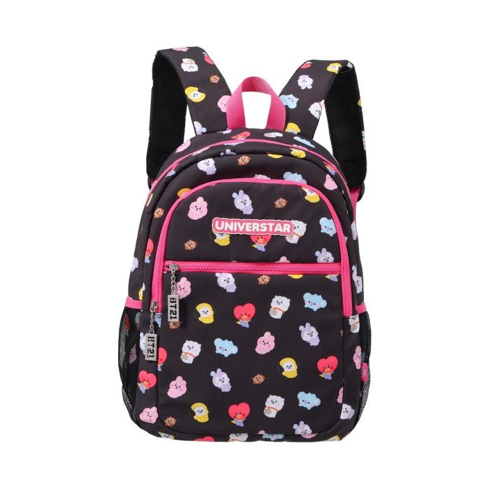 BT21 BABY - Mochila com Estampado Total (Preta)