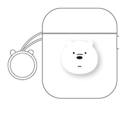 Nós, os Ursos - Capa protetora para AirPods (Ice Bear)