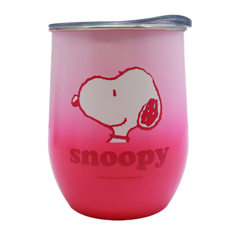 Copo Térmico em Aço do Snoopy 500mL (Rosa)