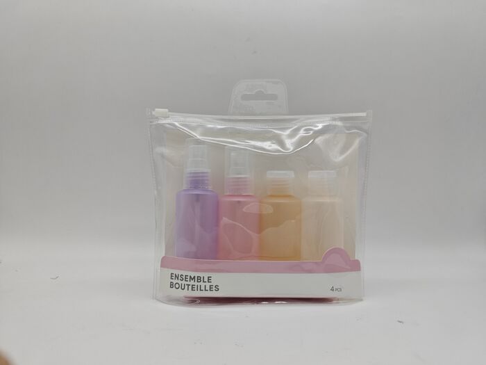 Candy Color - Soft Travel Bottles - set (4 pcs)
