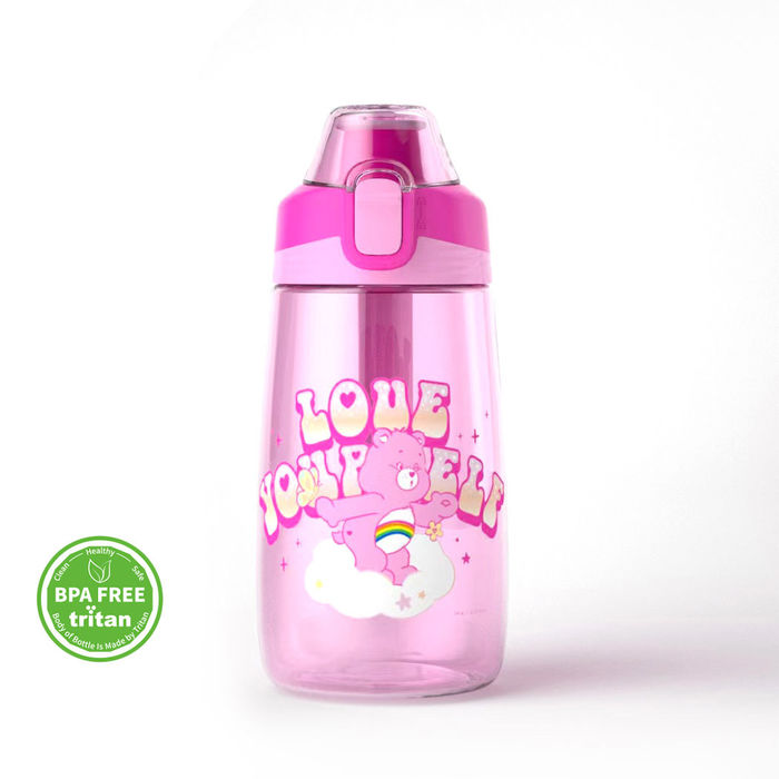 Ursinhos Carinhosos - Garrafa tritan 500ml (rosa)