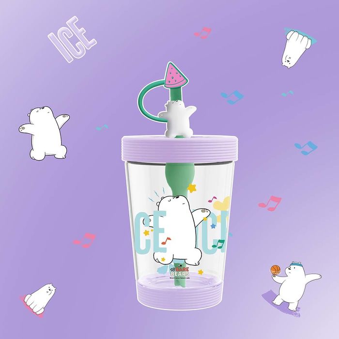 Nós, os Ursos - Garrafa com Alça para Ombro (535 ml) (Ice Bear)