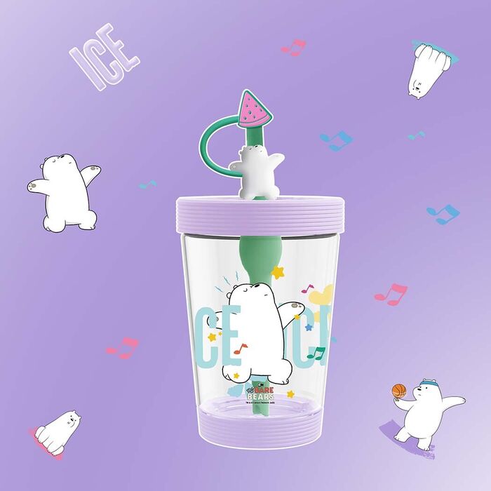 Nós, os Ursos - Garrafa com Alça para Ombro (535 ml) (Ice Bear)