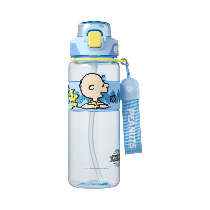 Snoopy - Garrafa com alça 800ml azul