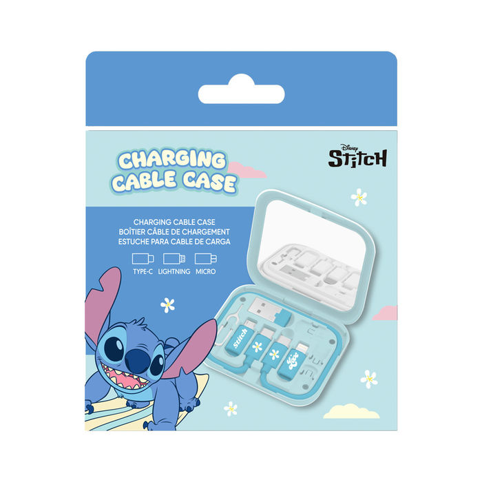 Disney - Organizador de cabo de carregamento (stitch)