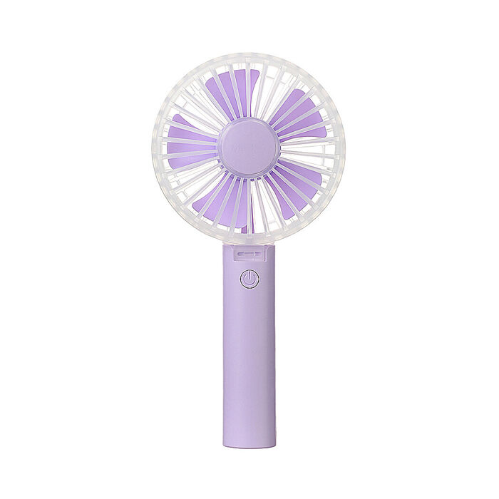 Ventoinha Dobrável de 8cm 1200mAh Tipo C (Roxo)