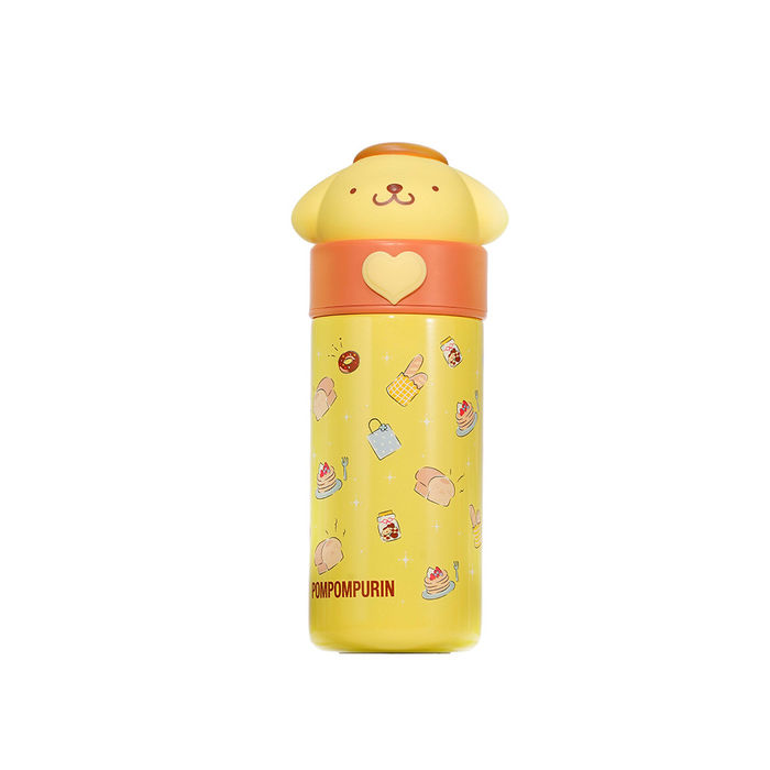 Sanrio - Garrafa térmica personagens Sanrio 350ml (Pompompurin)