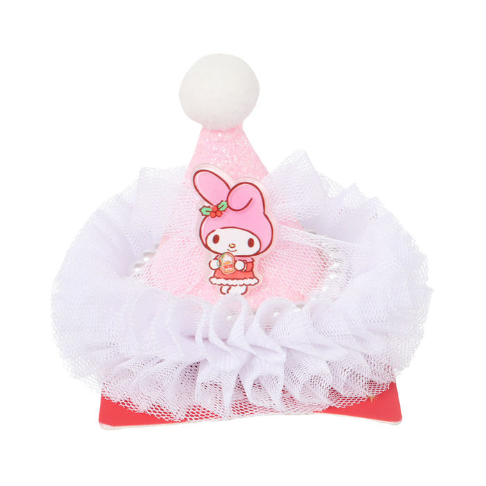 Sanrio - Coleção de natal - Gancho de cabelo com chapéu de Pai Natal