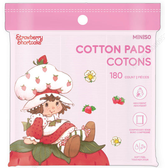 Discos de Algodão Strawberry Shortcake (180 Unidades)