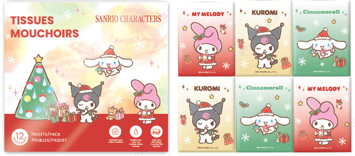 Sanrio - Coleção de natal - Lenços sem fragrância