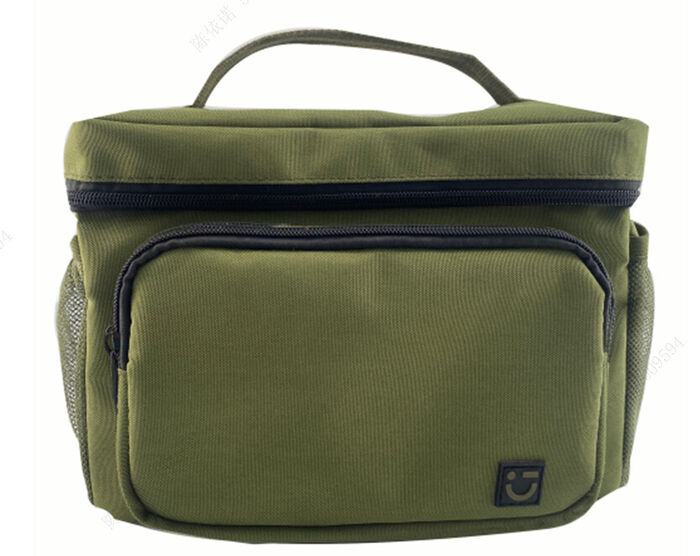 Lancheira Clássica Grande com Bolsos (Verde Militar)