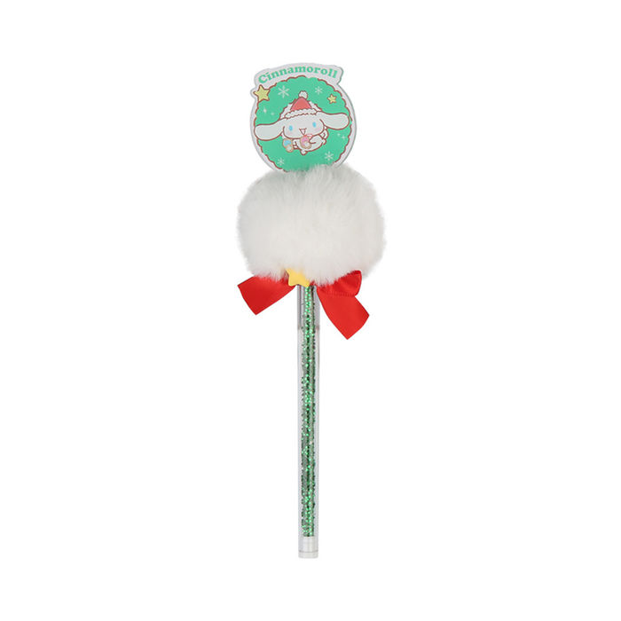 Sanrio - Coleção de natal, caneta de gel Pompom (0,5mm preta)