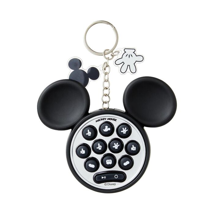 Pendente Jogo Whack-a-Mole do Mickey Mouse Retro da Disney (Prateado, Modelo K215)