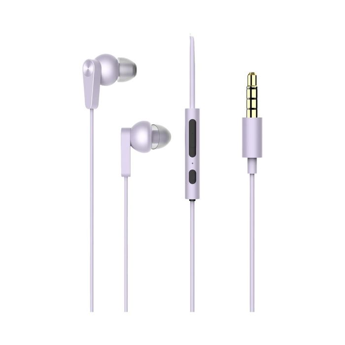 Auriculares In-Ear de 3.5mm da TECH (Roxo, Modelo YS3507)