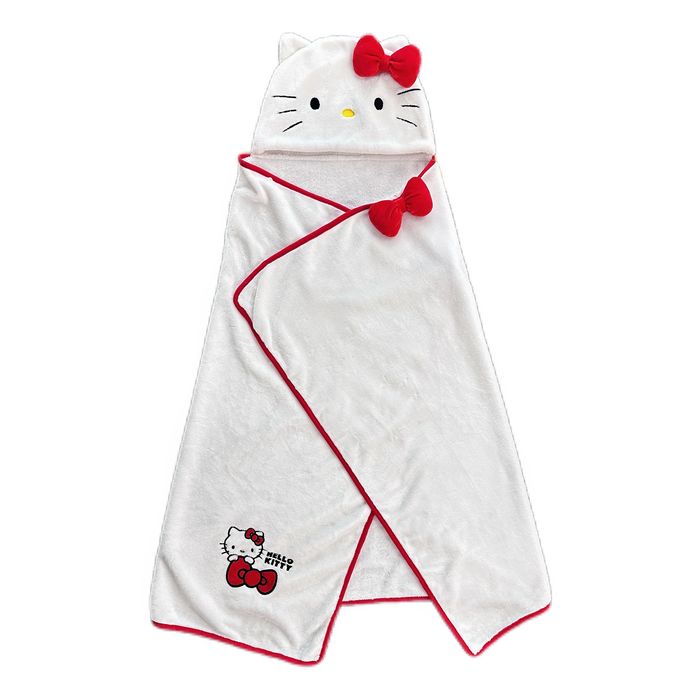 Manta Grossa com Capuz da Hello Kitty Classic