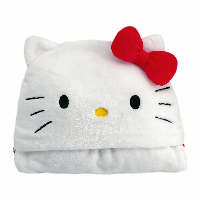 Manta Grossa com Capuz da Hello Kitty Classic