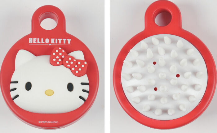 Escova de Cabelo Massageadora 3D da Hello Kitty