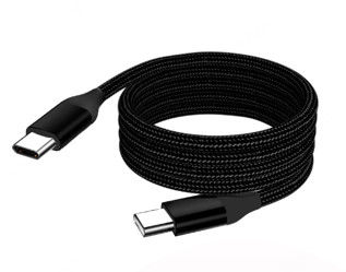Cabo de Dados Magnético USB-C Macaron (Preto)
