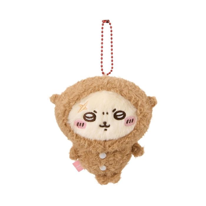 Pendente de Peluche com Pijama do Chiikawa (Rakko)