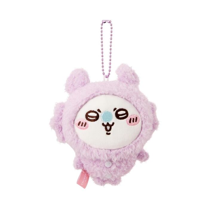 Pendente de Peluche com Pijama do Chiikawa (Momonga)