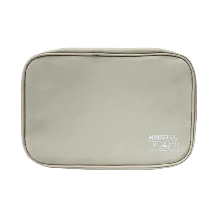 Necessaire com Compartimentos Miniso Go (Bege)