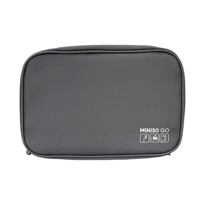 Necessaire com Compartimentos Miniso Go (Cinzento Escuro)