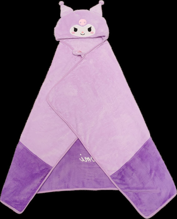 Manta Grossa com Capuz da Kuromi