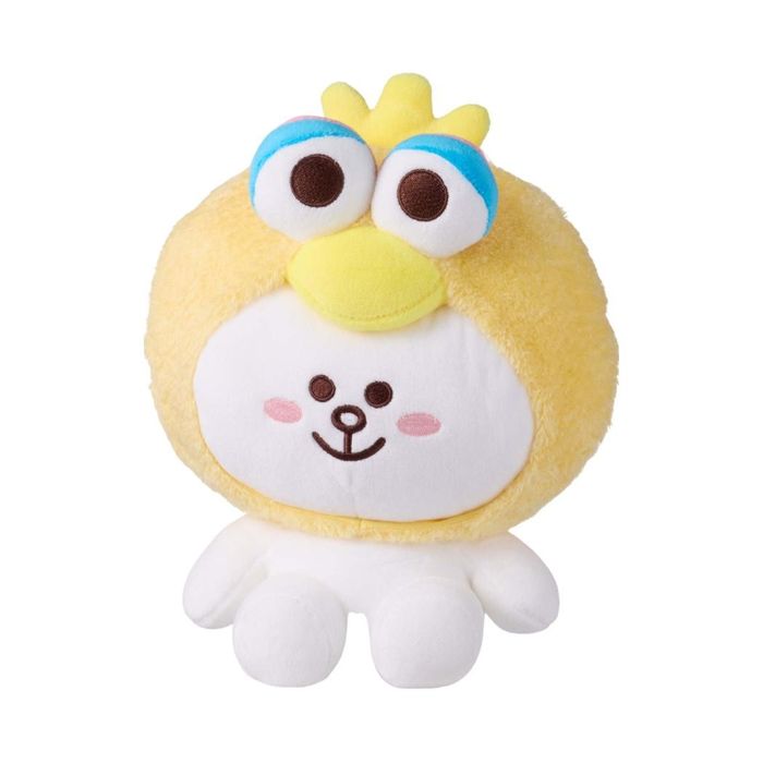 Peluche Sentado da SESAME STREET x LINE FRIENDS de 25cm (Cony)
