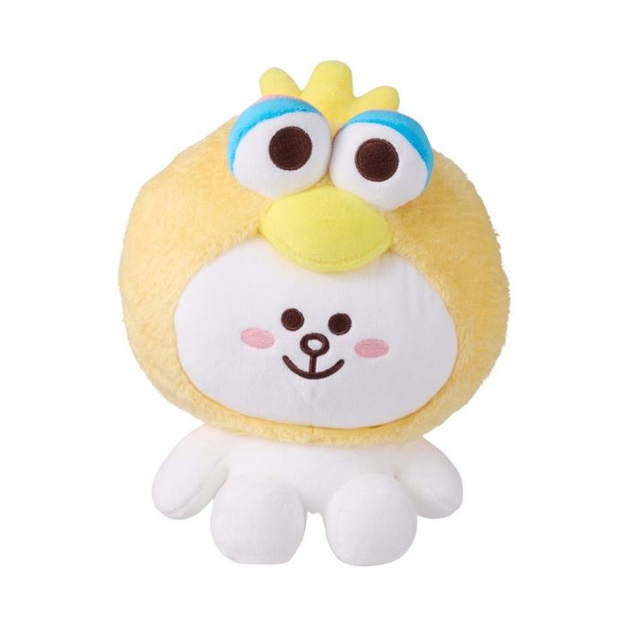 Peluche Sentado da SESAME STREET x LINE FRIENDS de 25cm (Cony)