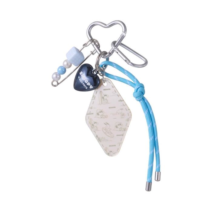 Pendente de Peluche Snoopy Beach Fun (Contas e Losango)