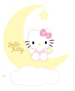 Luz Decorativa LED Crescent Dream da Hello Kitty