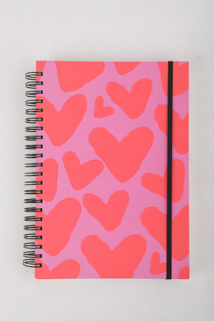 Caderno Black White 2.0 A4 (100 Folhas) (Pink Heart)