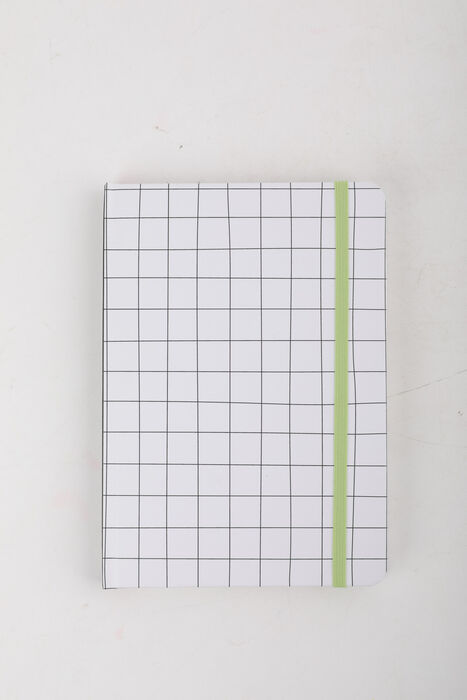 Caderno Black White 2.0 A5 Capa dura (80 Folhas) (Branco)